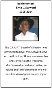 Elvia Steward - CRAFT Inc