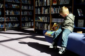 A Kid Reading