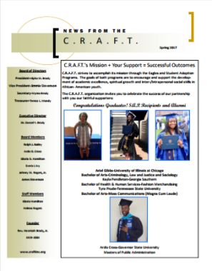 C.R.A.F.T. Spring 2017 Newsletter