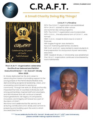 C.R.A.F.T. Spring & Summer 2025 Newsletter